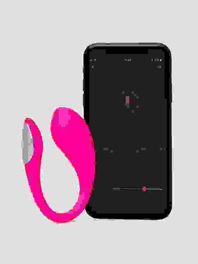 Lovense Lush 4 Mini App Controlled Vibrating Egg, Pink, hi-res